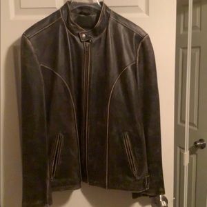 Men’s leather jacket